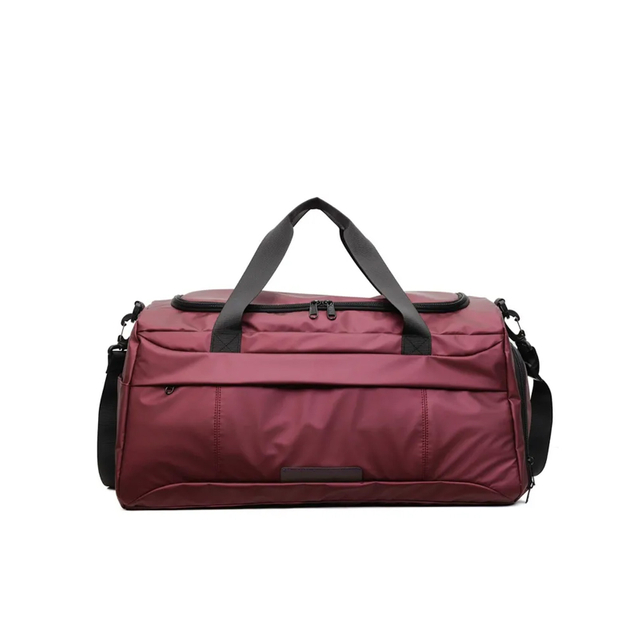Lightweight Travel Duffel Bag with Front Zipper Pocket and Shoulder Strap