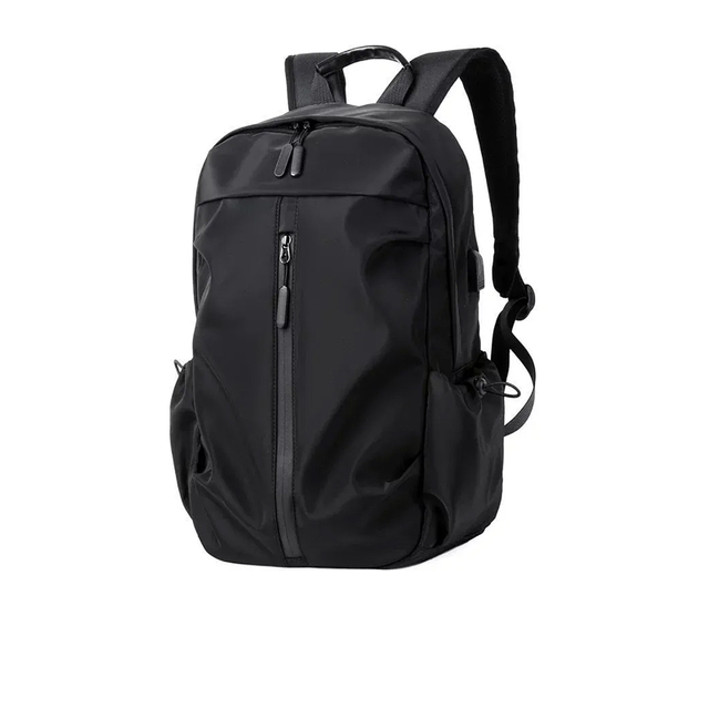 Minimalist Polyester Business Laptop Backpack with USB Port