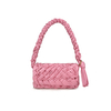 Pleated, Tasseled, Crafted Woven French Style Oil Wax Leather Crossbody & Shoulder Bag