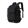 Multi-Pocket Nylon Laptop Backpack with Compression Straps for Work and Travel