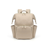 Multi-opening Portable Waterproof PU Leather Diaper Backpack