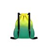 Gradient Nylon Sports Drawstring Backpack Bag