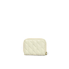 Quilted Leather Short Wallet Pouch