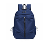 Lightweight Oxford Laptop Backpack with Vertical Front Zipper Pocket for Travel
