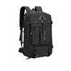 Expandable Rolling Travel Backpack with Laptop Storage and Multiple Compartments