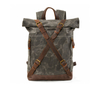 Vintage Canvas Laptop Backpack for Work, Commuting and Casual Travel